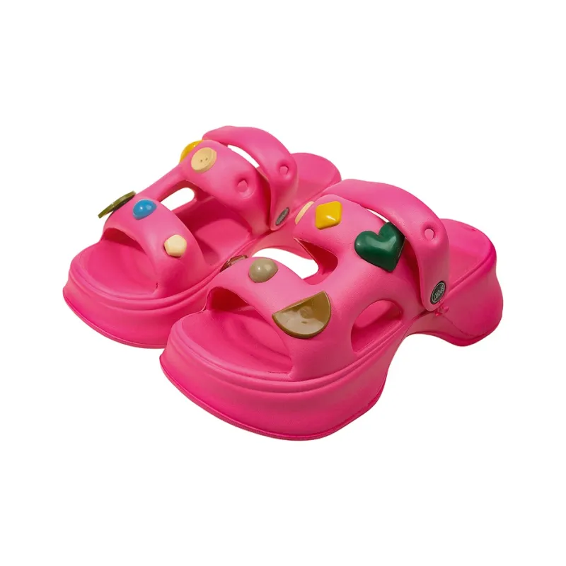 XMISTUO EVA Cut Out Quiet Slide Slippers Women's-15
