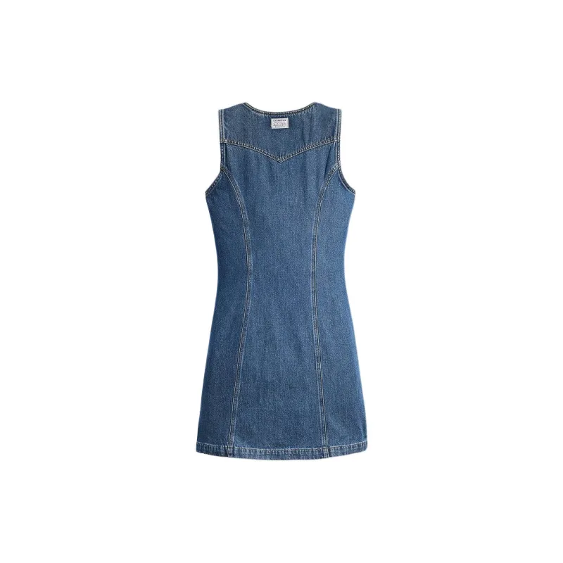 Levi's Sleeveless Dress Women's Blue-1