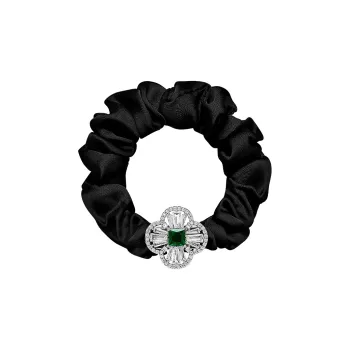 ROYALSASA Polyester, Faux Crystal Hair Tie Women's
