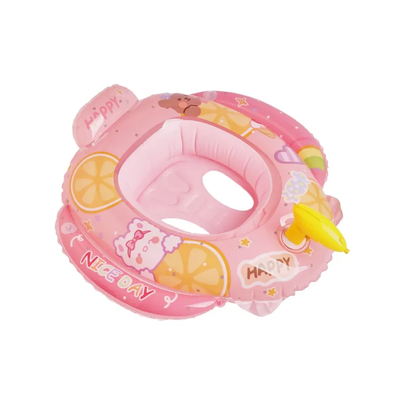 Male Wolves Swimming Seat Ring Underarm Float Ring Seat Cushion Float PVC Kids'-4