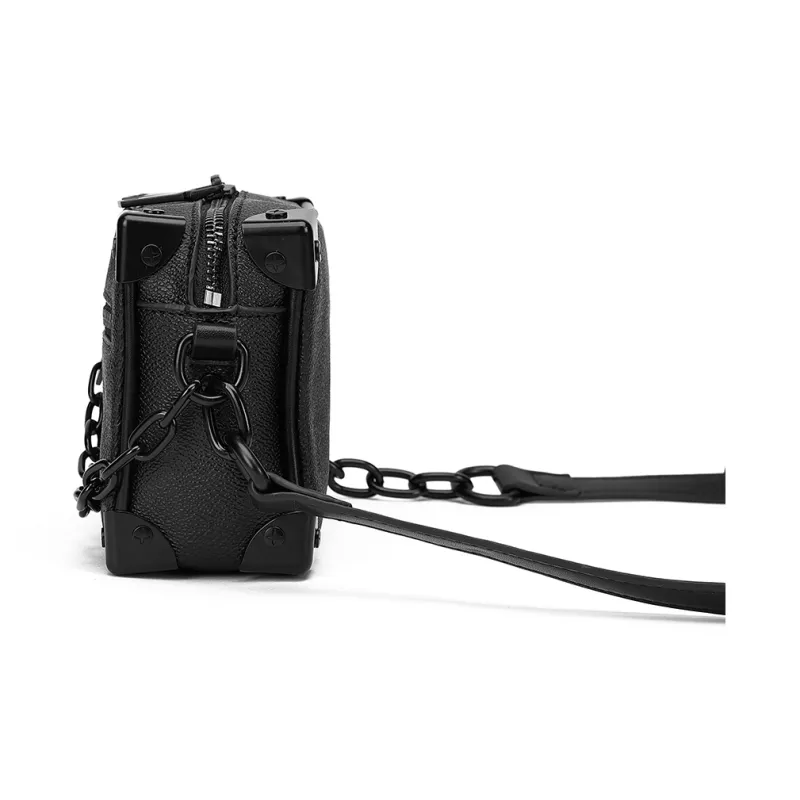 FAIRWHALE PVC Shoulder Bag Crossbody Bag Chain Bag Unisex-27