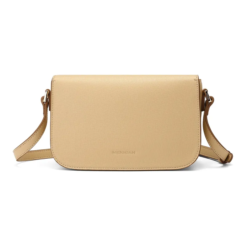 MEXICAN Polyurethane Shoulder Bag Regular Women's Summer Yellow/Noufa White/Pine Tea Green-3