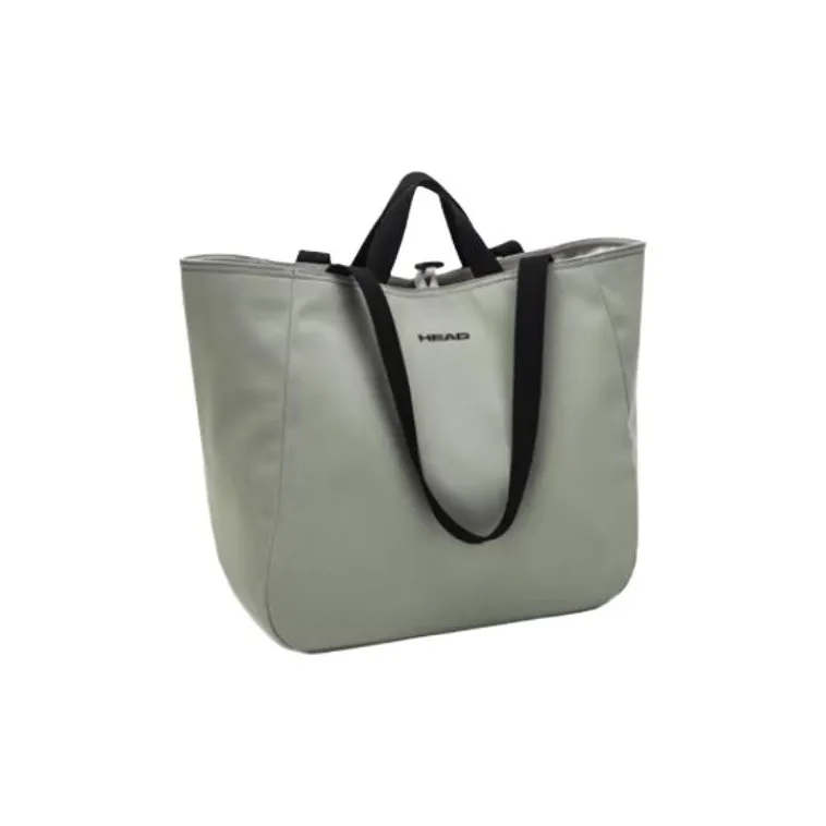 HEAD Polyester Tote Bag, Shopping Bag, Shoulder Bag, Crossbody Bag, Handbag Tubas Women's Olive Green & Apricot Gray-2
