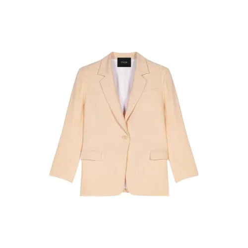 Maje Single-breasted Twill Blazer