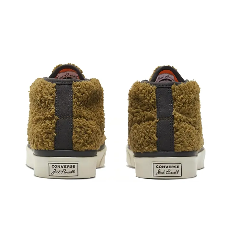 Converse Jack Purcell Mid Retro Sherpa Dark Moss-3