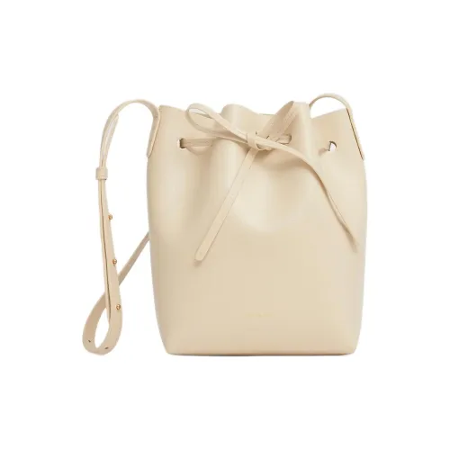 MANSUR GAVRIEL Mini Logo-stamp Leather Bucket Bag