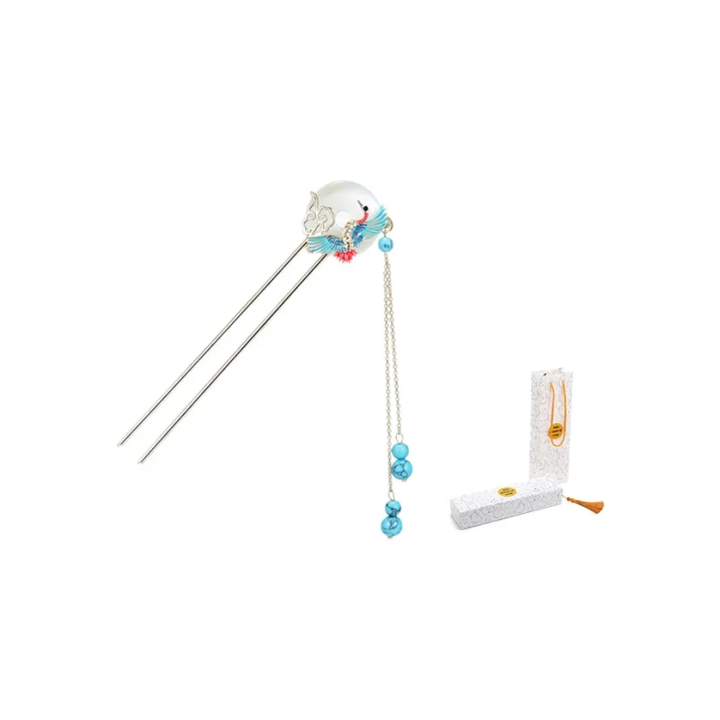 FREE RABBITⅡ Hair Accessories Women's Champagne Gold Crane Style-0
