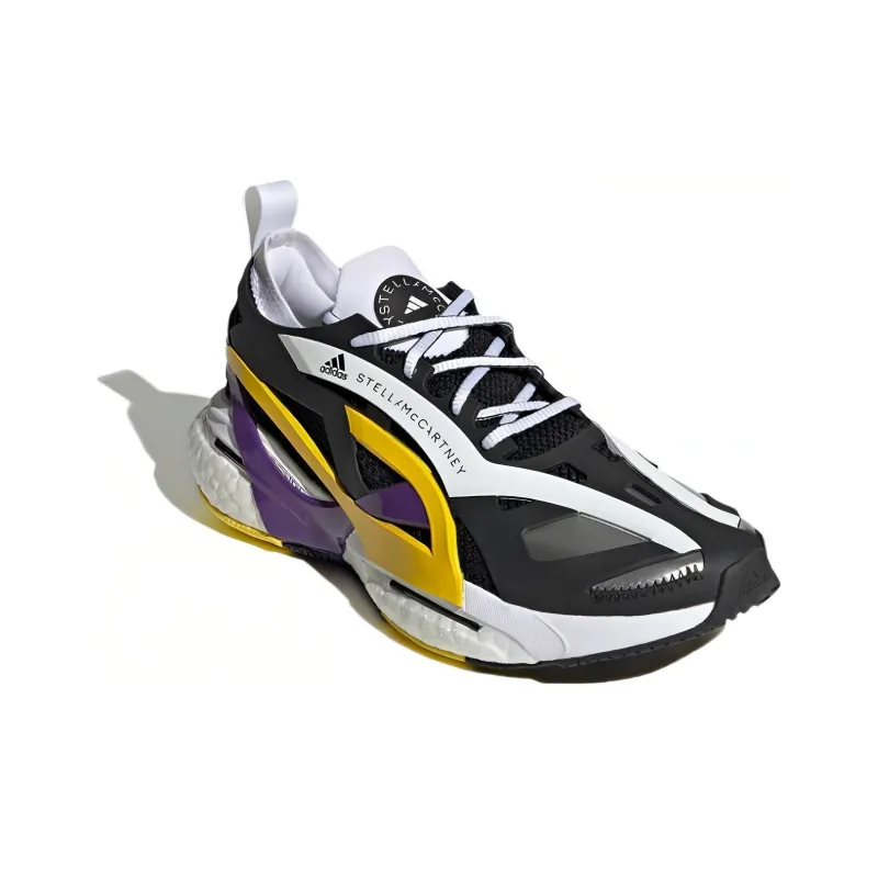 Adidas Solarglide Stella McCartney Core Black Active Purple Shock Yellow Women's-2