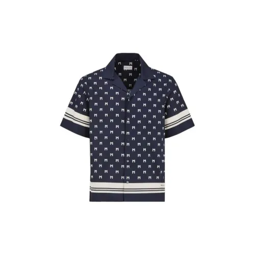 Moncler Shirts Men Blue