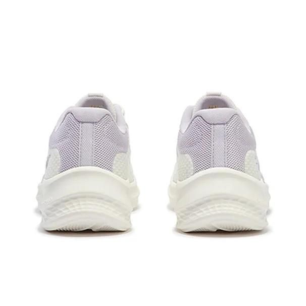 361° Slip Resistant, Abrasion Resistant, Breathable Low Top Running Shoes Women's White Purple-3