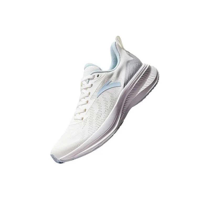 Anta Running Collection Breathable Lightweight Low-Top Running Shoes Women's White Blue-1