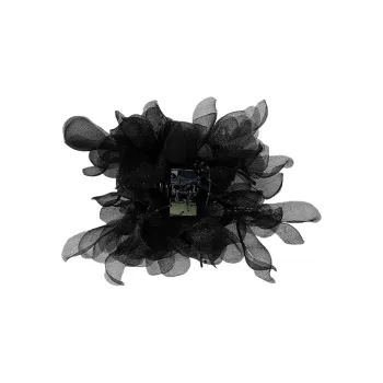 AGOVSKI Resin+Gauze+Feather Hair Clips Women's