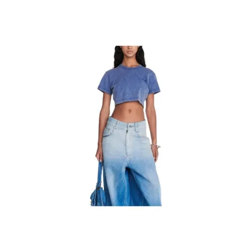 DION LEE T-Shirts Women's Washed American Blue