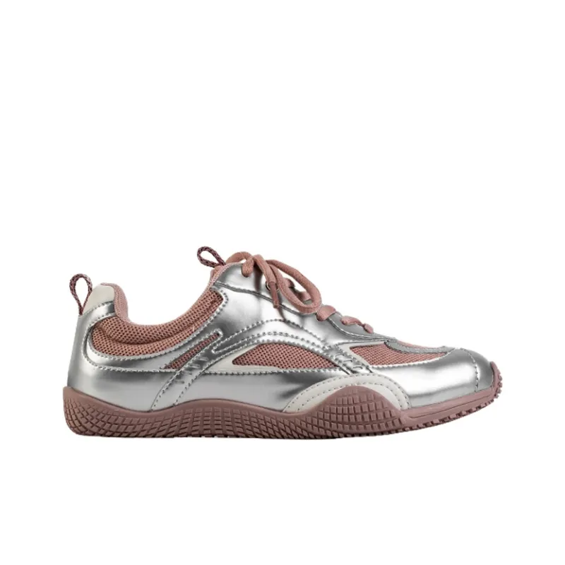 Wonderful Couple Anti-Slip Wear-Resistant Breathable Lightweight Low-Top Casual Shoes Women's Moonlight Silver-9