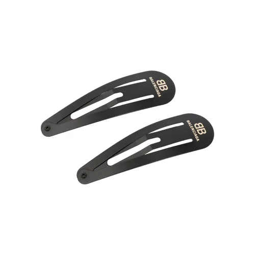 Balenciaga Hair Clips Women's Black