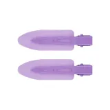 Jelly Color Hair Clip[Purple]1 Pair