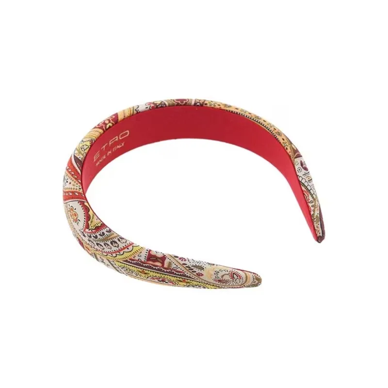ETRO Silk Polyester Headbands Women's Multicolor-4