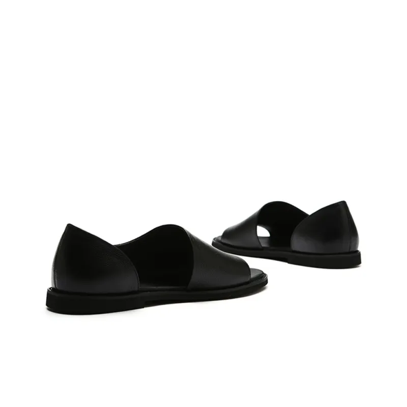 Help Beach Sandals Men Black-4