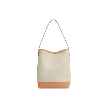 MANSUR GAVRIEL Canvas With Leather Canvas Bag Handbag Shoulder Bag Women's Light Brown & Beige