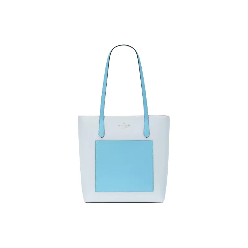Kate Spade PVC Tote Toe Bag Shopping Bag One Shoulder Handbag Women's Sky Blue-0
