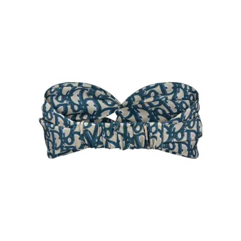 DIOR Silk Hair Bands Unisex Marine Blue