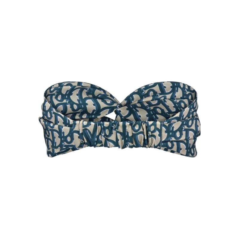 DIOR Silk Hair Bands Unisex Marine Blue-0