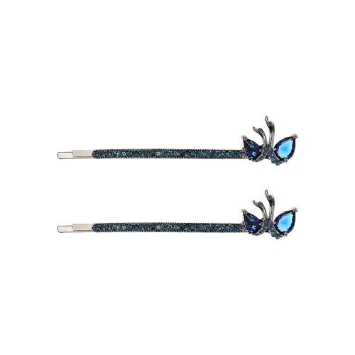 ROYALSASA Alloy, Faux Crystal Hair Clips Women's