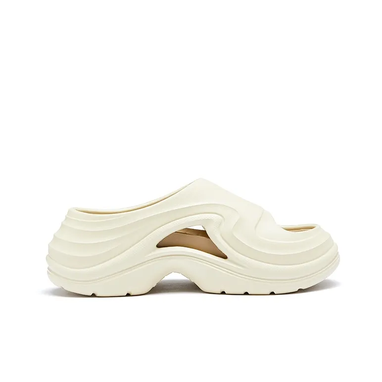 CAMEL Slide Slippers Men White/Black-13