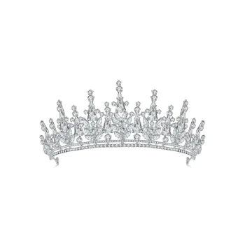 AGOVSKI Copper Alloy+Synthetic Cubic Zirconia Headbands Women's