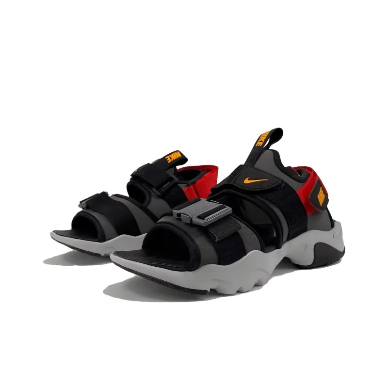 Nike Canyon Sandal Iron Grey University Red-2