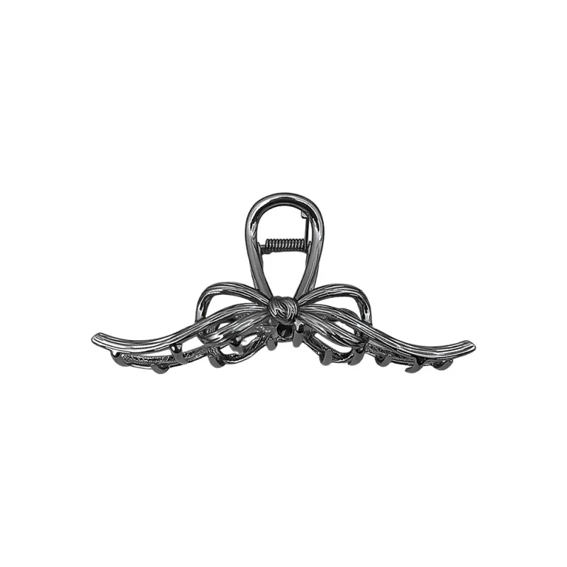 MAGICPOLE Alloy Hair Clips Women's Silver Black-0