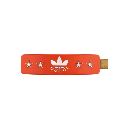 Adidas Adidas X GUCCI Co-branded Series Hair Clips Women's Orange