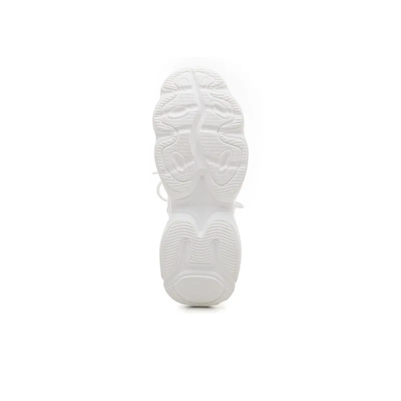 Warrior Warrior Wear resistant And Lightweight Low Top Chunky Sneakers Women's White-4
