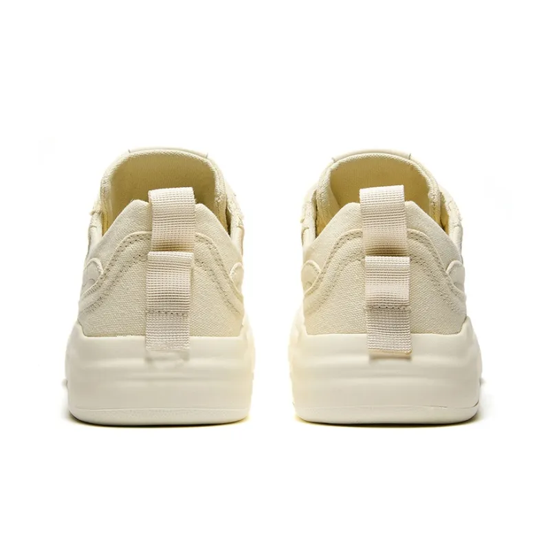 JIPIAO Low-Top Canvas Shoes Unisex Ecru Please Order One Size Down-4