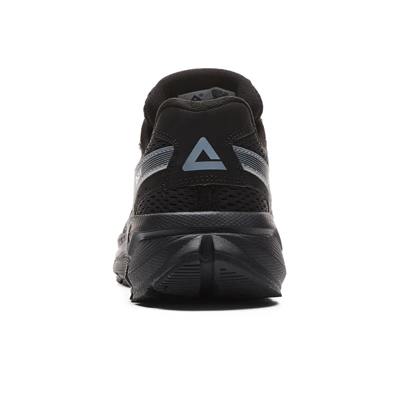 PEAK Cushioning Anti Slip And Wear Resistant Breathable Rebound Low Top Running Shoes Women's Black Dove Gray-4