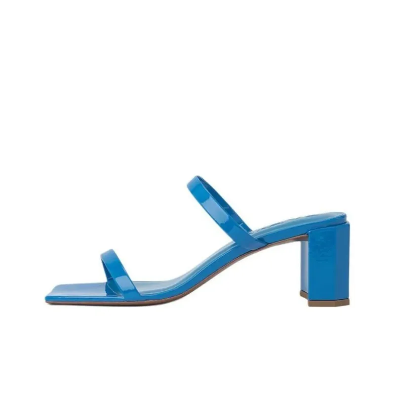 By Far Tanya Quiet Slide Slippers Women's Sky Blue-0