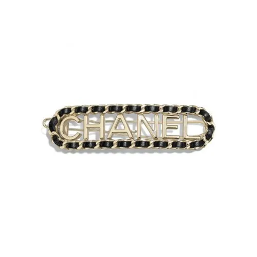 CHANEL 22c Early Spring Hair Clips Women's Gold/Black