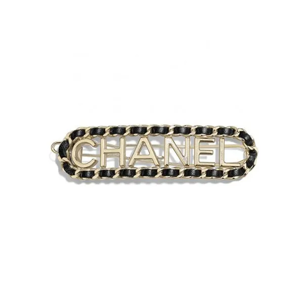 CHANEL Metal, Lambskin Hair Clips Women's-0