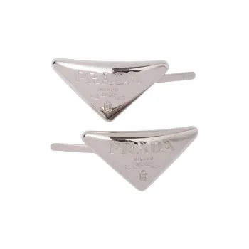 PRADA Hair Clips Women's Silver