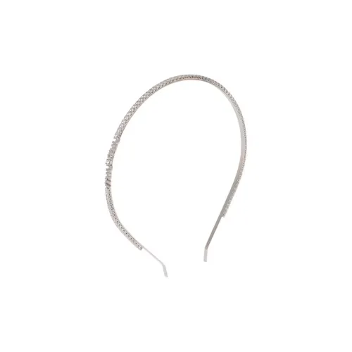 MIU MIU Headbands Women's Silver