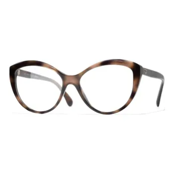 CHANEL Acetate Cat Eye Eyeglass Frames Women's