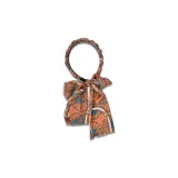 Twisted Fried Dough Headband, Orange