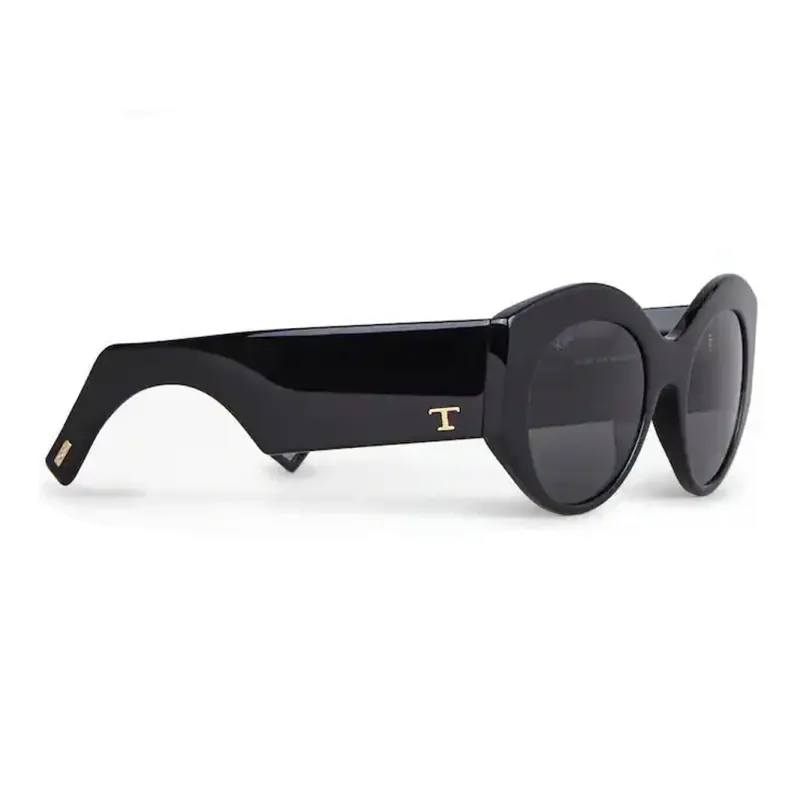 TOD'S Irregular Shape Sunglasses Women's Black-3