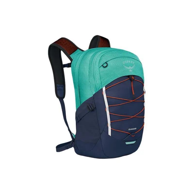 OSPREY Recycled Nylon Fabric Outdoor Mountaineering Bag Backpack, Backpack Men's Green & Blue-1