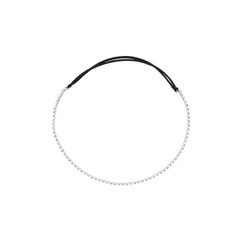 SAINT LAURENT Hair Band Women's Silver