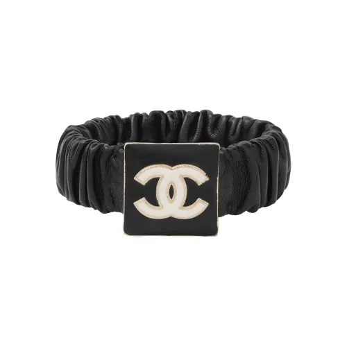 CHANEL Hair Ties Women's Black