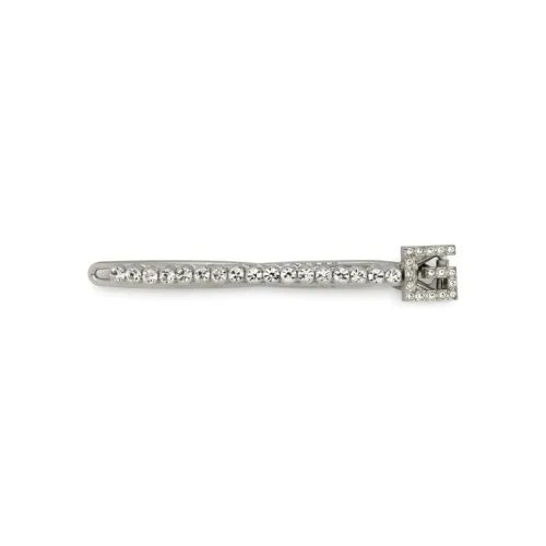 GUCCI Square G Crystal-embellished Hair Clip