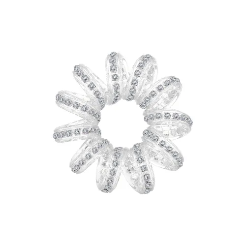 ROYALSASA Rubber, Faux Crystal Hair Tie, Hair Tie Women's