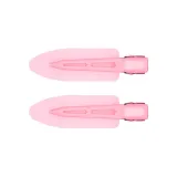 Jelly Color Hair Clip[Pink]1 Pair