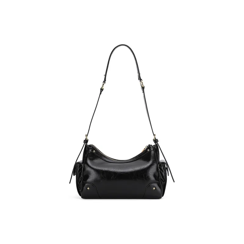 PIERRE CARDIN Commute Crossbody Bag, Shoulder Bag Premium Women's Bag Women's Black/Brown/Bitter Coffee-2